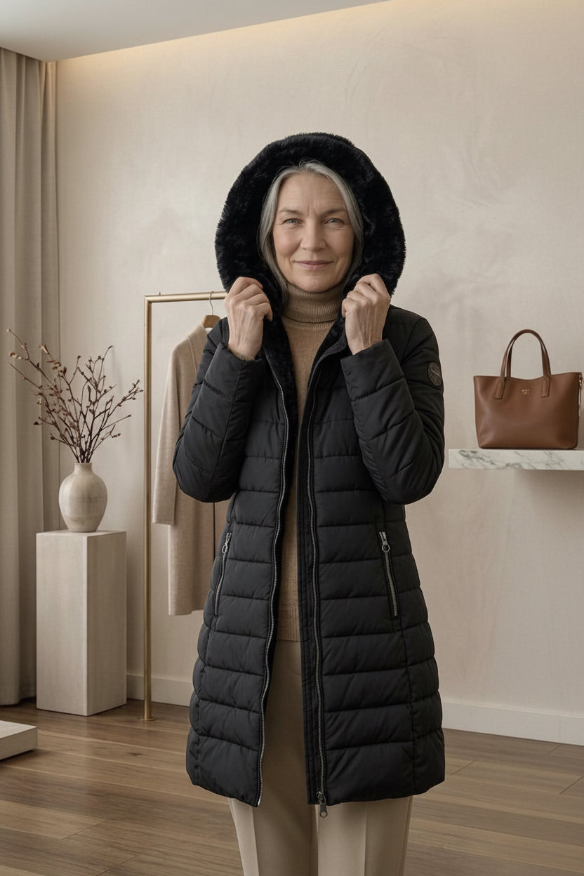Olivia™ | Quilted A-Line Winter Coat — Final Edit