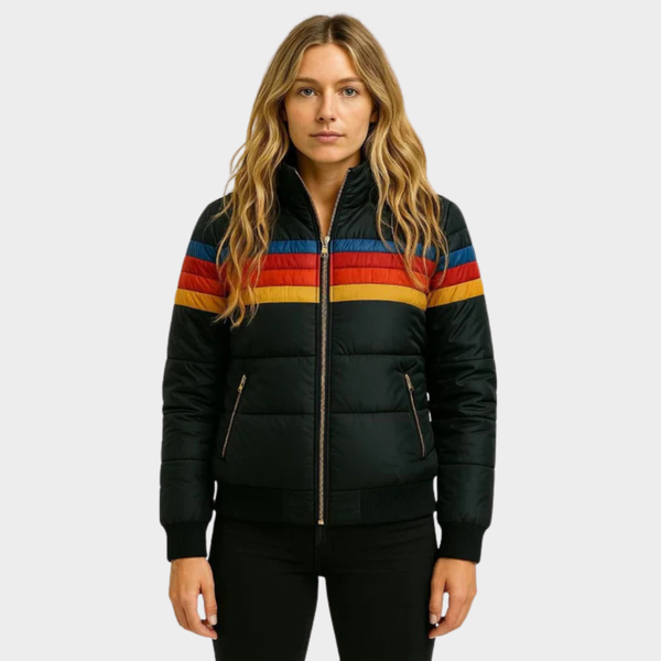 Luca Moretti | Retro Hooded Puffer Jacket For Women