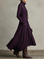 Arielle | Vintage Asymmetrical Turtleneck Dress