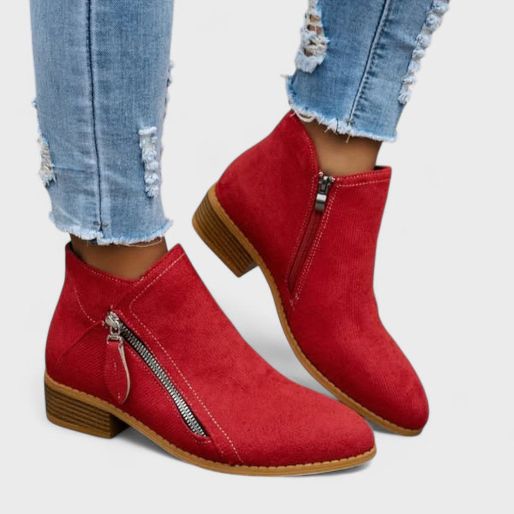 Celina - Vintage klasyczne botki