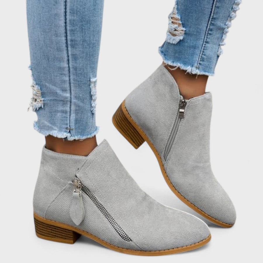 Celina - Vintage klasyczne botki