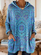 LOWENNA BOHEMIAN HOODED TUNIC