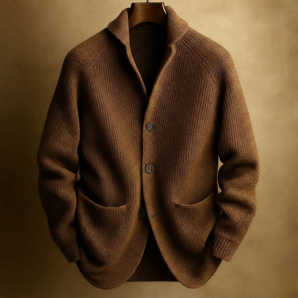 ALDRIC RIBBED CARDIGAN