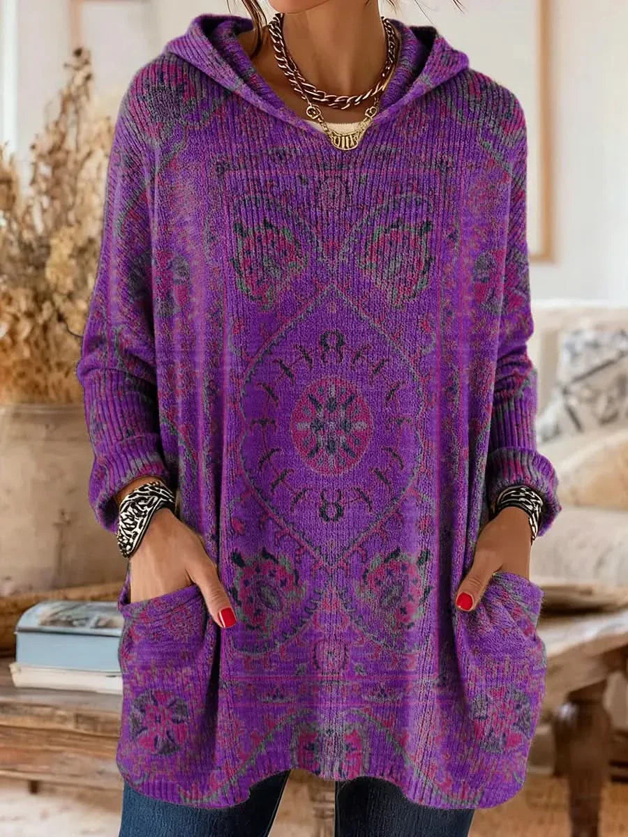 LOWENNA BOHEMIAN HOODED TUNIC