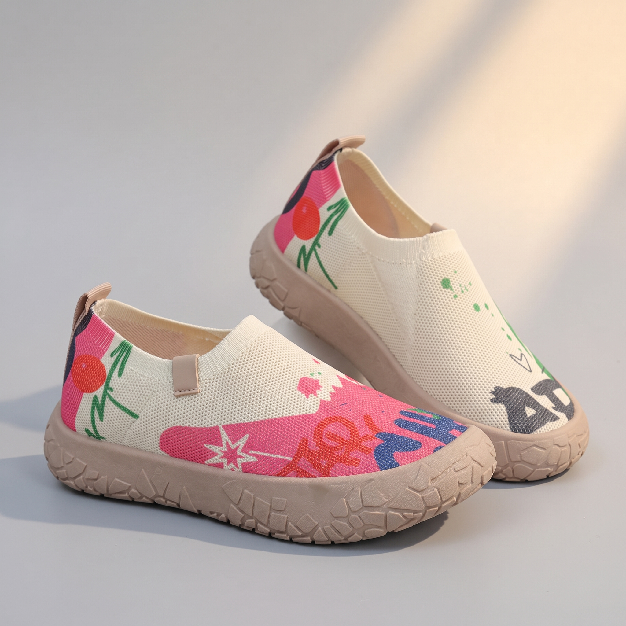 NAOMI HAND-PAINTED COMFORT SHOES