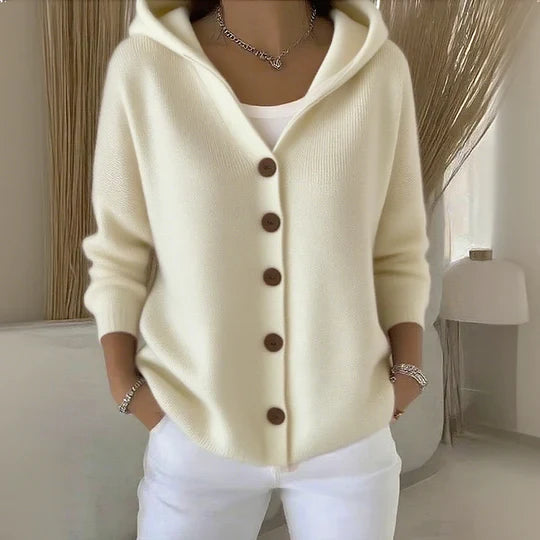 Phoebe™  Women’s Long Sleeve Cardigan with Hooded