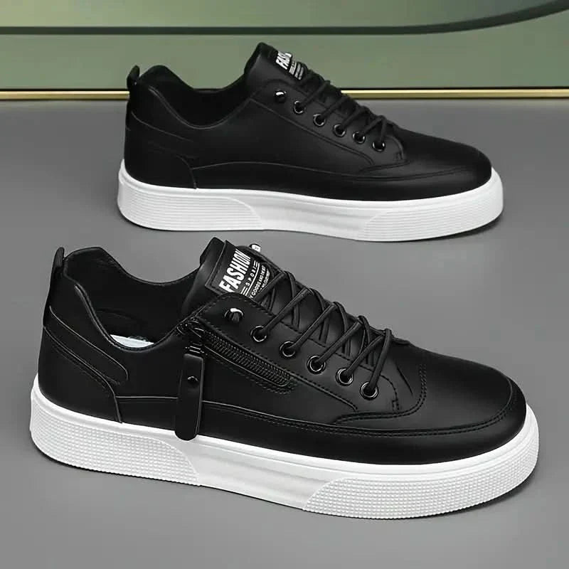 SORRENTO LEATHER TRAINERS