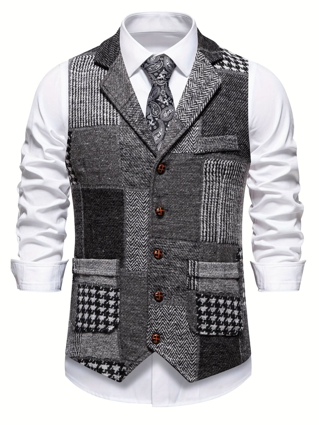 CALDWELL HERRINGBONE VEST