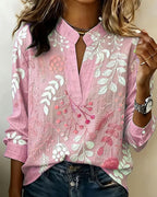 EDEN CHIC HIGH-NECK BLOUSE