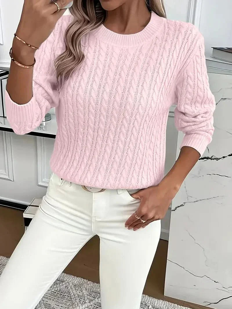 MARIELLE CABLE SWEATER