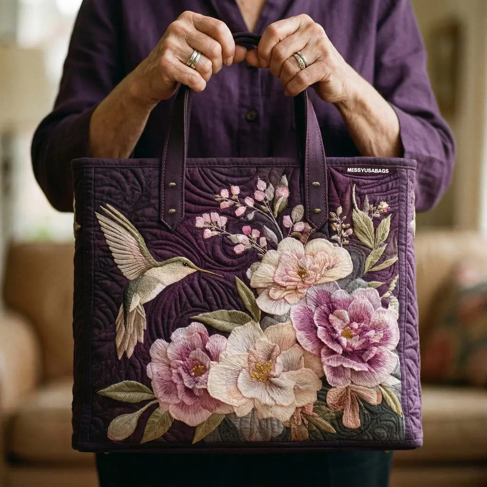 Torba Kiltowa Artisanal Matelassé - Koliber & Orchidea