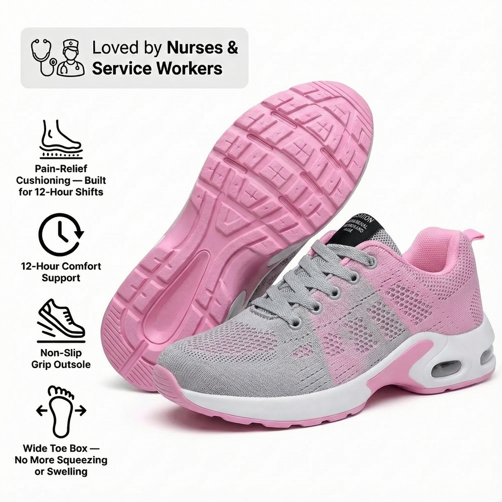 Elyndra Pro – 12-Hour Shift Shoes for All-Day Foot, Knee & Back Pain Relief (BOGO)