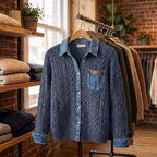 SORRELL MODERN PATCHWORK CARDIGAN