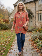 LOWENNA BOHEMIAN HOODED TUNIC