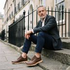 CAVENDISH WINGTIP LEATHER TRAINERS