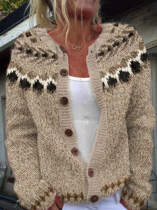 Aubree Vintage Knit Cardigan