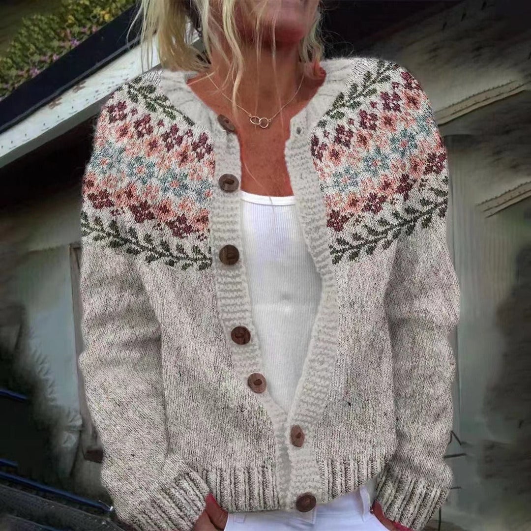Madelyne Vintage Knit Cardigan