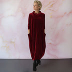 Leona™ | Soft Velvet Maxi Dress