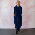 Leona™ | Soft Velvet Maxi Dress
