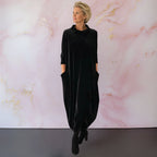 Leona™ | Soft Velvet Maxi Dress