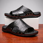 MONTEROSSO LEATHER SANDALS
