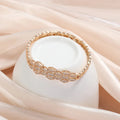 Vintage Rose Gold Crystal Bracelet