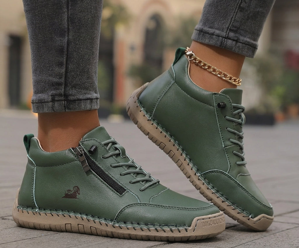 MILA – COMFORTABLE ORTHOPEDIC SNEAKERS + ZIPPER