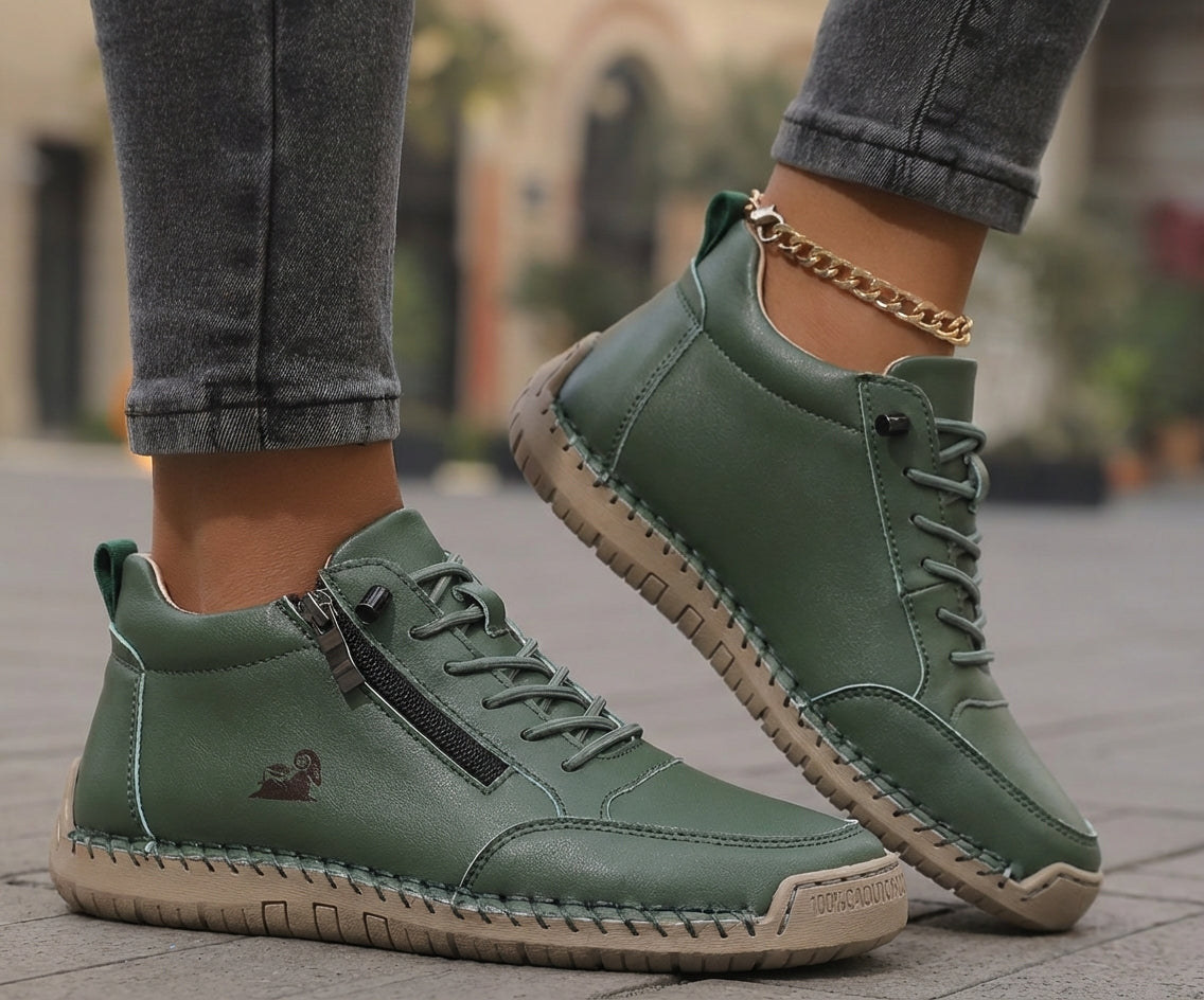 MILA – COMFORTABLE ORTHOPEDIC SNEAKERS + ZIPPER