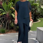 ELLA ELEGANT TOP & PANTS COMBO