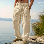 BROMLEY COTTON LINEN TROUSERS
