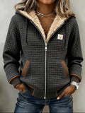 Fern - Quilted Zip-Up Hooded Jacket